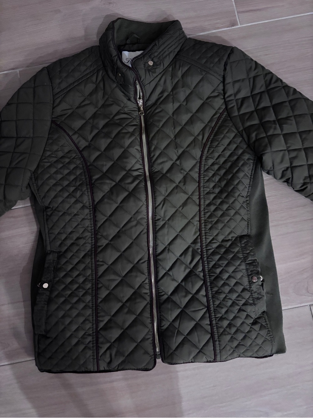 Royalty For Me Olive Quilted Women's Utility Jacket